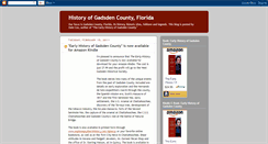 Desktop Screenshot of gadsdencountyhistory.blogspot.com