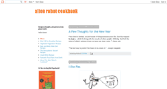 Desktop Screenshot of alienrobotcookbook.blogspot.com