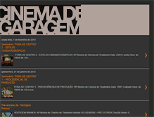 Tablet Screenshot of cinemadegaragem.blogspot.com