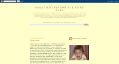 Desktop Screenshot of fussybabyfood.blogspot.com