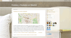 Desktop Screenshot of hotelesyhostalesenmadrid.blogspot.com