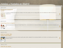 Tablet Screenshot of hotelesyhostalesenmadrid.blogspot.com
