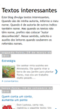 Mobile Screenshot of interessantetexto.blogspot.com