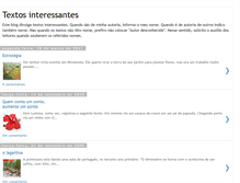 Tablet Screenshot of interessantetexto.blogspot.com