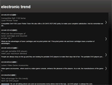 Tablet Screenshot of e-lectronictrend.blogspot.com