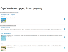 Tablet Screenshot of cape-verde-mortgages.blogspot.com