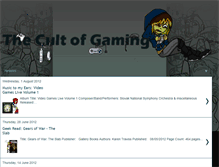 Tablet Screenshot of cultofgaming.blogspot.com