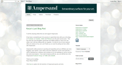 Desktop Screenshot of ampersandartsupply.blogspot.com