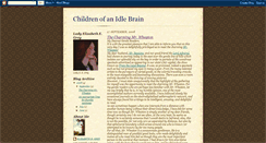 Desktop Screenshot of childrenofanidlebrain.blogspot.com