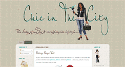 Desktop Screenshot of chicnthecity.blogspot.com