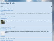 Tablet Screenshot of hookedontrails.blogspot.com