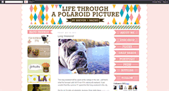 Desktop Screenshot of lifethroughapolaroidpicture.blogspot.com