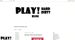 Desktop Screenshot of play-hard-play-dirty.blogspot.com