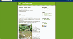 Desktop Screenshot of julyfieldwork.blogspot.com