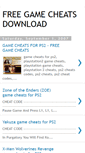 Mobile Screenshot of freegamecheatsdownload.blogspot.com
