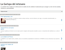 Tablet Screenshot of lagarlopadelartesano.blogspot.com