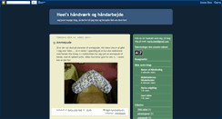 Desktop Screenshot of heel-haandarbejde.blogspot.com
