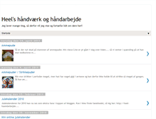 Tablet Screenshot of heel-haandarbejde.blogspot.com