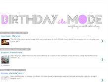 Tablet Screenshot of birthdayalamode.blogspot.com