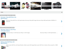 Tablet Screenshot of gadgetpricelist.blogspot.com