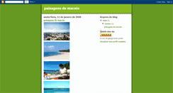 Desktop Screenshot of paisagensdemaceio.blogspot.com