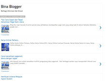 Tablet Screenshot of binablogger.blogspot.com