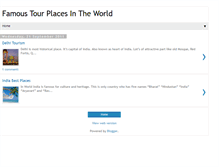 Tablet Screenshot of famoustourplaces.blogspot.com