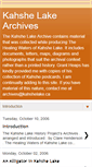 Mobile Screenshot of kahshelakearchives.blogspot.com