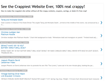 Tablet Screenshot of crappiestwebsite.blogspot.com