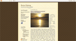 Desktop Screenshot of karyaenjang.blogspot.com