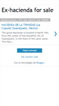 Mobile Screenshot of exhaciendaforsale.blogspot.com