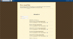 Desktop Screenshot of freelistmail.blogspot.com