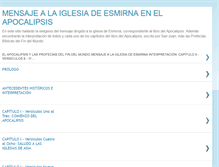 Tablet Screenshot of mensajeaiglesiadeesmirnaenapocalipsis.blogspot.com