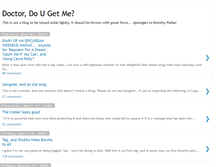 Tablet Screenshot of drdougetme.blogspot.com
