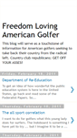 Mobile Screenshot of freedomlovingamericangolfer.blogspot.com