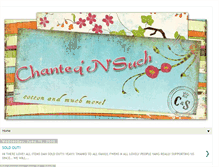 Tablet Screenshot of chanteqnsuch.blogspot.com