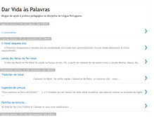 Tablet Screenshot of darvidaaspalavras.blogspot.com