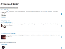 Tablet Screenshot of ampersanddesignblog.blogspot.com
