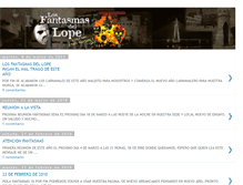 Tablet Screenshot of fantasmasdellope.blogspot.com