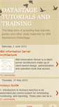 Mobile Screenshot of datastagetutorialsandtraining.blogspot.com