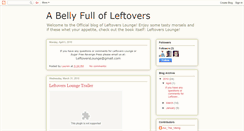 Desktop Screenshot of leftoverslounge.blogspot.com