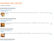 Tablet Screenshot of macaroni-grill-recipes.blogspot.com