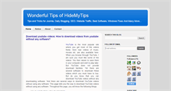 Desktop Screenshot of hidemytips.blogspot.com