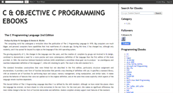 Desktop Screenshot of cprogrammingebooks.blogspot.com