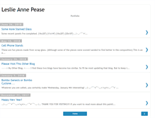 Tablet Screenshot of lesliepease.blogspot.com