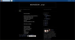 Desktop Screenshot of mudzahir.blogspot.com