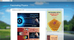 Desktop Screenshot of fascinatingphysics.blogspot.com