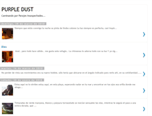 Tablet Screenshot of butterflypurpledust.blogspot.com