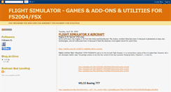 Desktop Screenshot of flightsimulatorxfreeaddons.blogspot.com