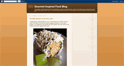 Desktop Screenshot of gourmet-inspired.blogspot.com